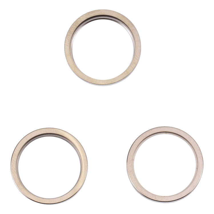 For iPhone 14 Pro Max 3PCS Rear Camera Glass Lens Metal Outside Protector Hoop Ring, For iPhone 1...