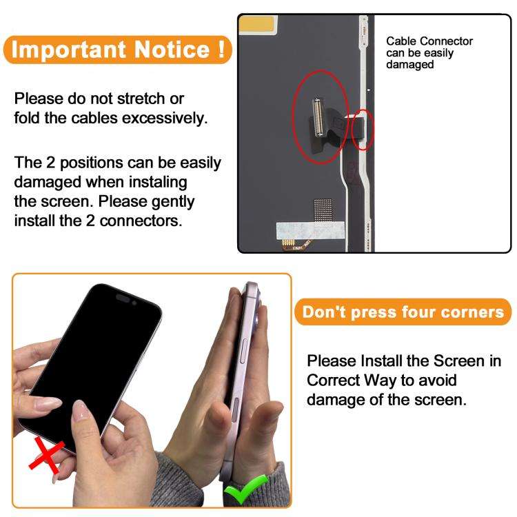 HXL Soft OLED Screen For iPhone 14 Pro, For iPhone 14 Pro