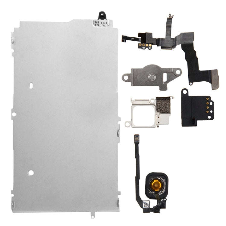 6 in 1 for iPhone 5s LCD Repair Accessories Part Set, For iPhone 5s (Black), For iPhone 5s (White)