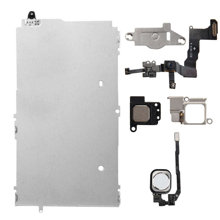 6 in 1 for iPhone 5s LCD Repair Accessories Part Set, For iPhone 5s (Black), For iPhone 5s (White)