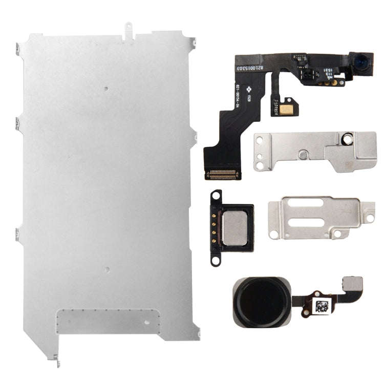 6 in 1 for iPhone 6s Plus LCD Repair Accessories Part Set, For iPhone 6s Plus (Black Set), For iP...