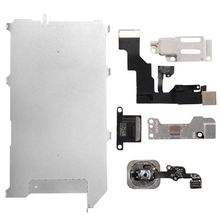 6 in 1 for iPhone 6s Plus LCD Repair Accessories Part Set, For iPhone 6s Plus (Black Set), For iP...