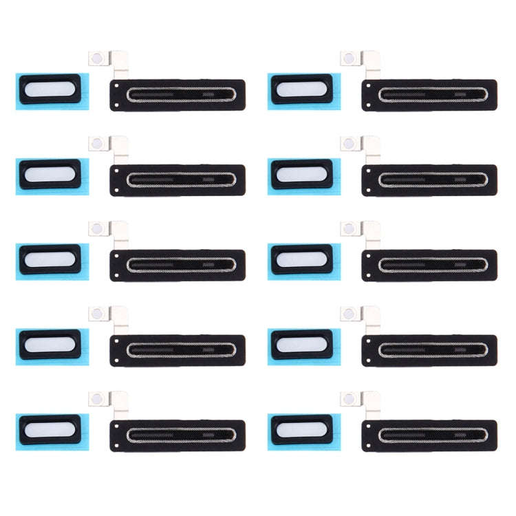 10 PCS Earpiece Receiver Mesh Cover + Earpiece Receiver Adhesive Sticker for iPhone 7 Plus, For i...