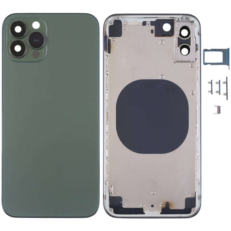 Back Housing Cover with Appearance Imitation of iP13 Pro for iPhone X, for iPhone X(Green)