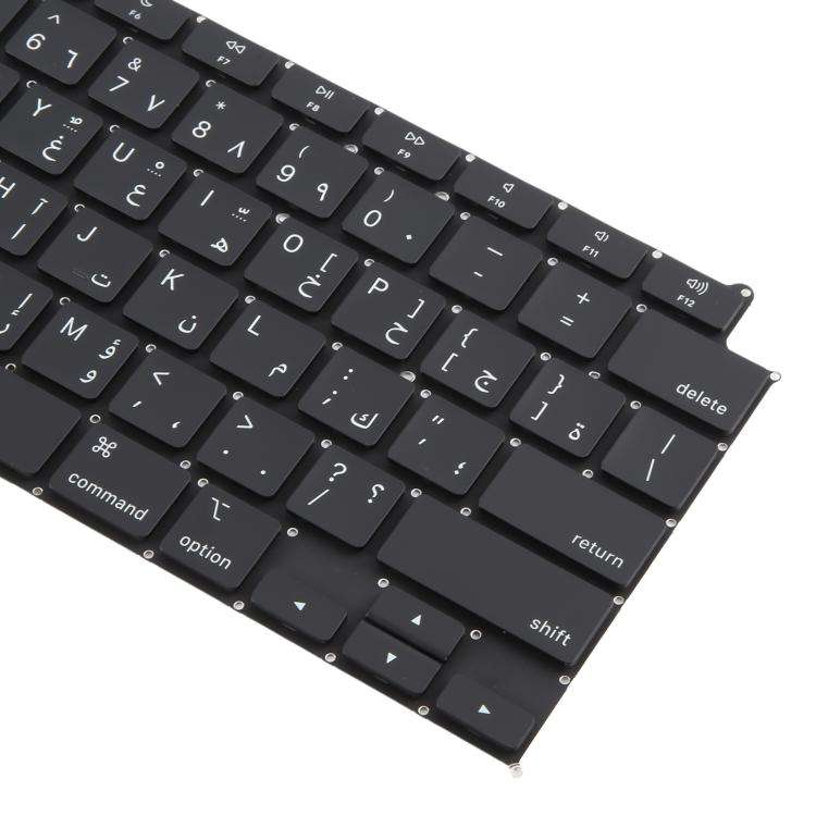 For MacBook Air 13.3 inch M1 A2337 2020 Small Carriage Return Arabic Version Keyboard, A2337 (Ara...
