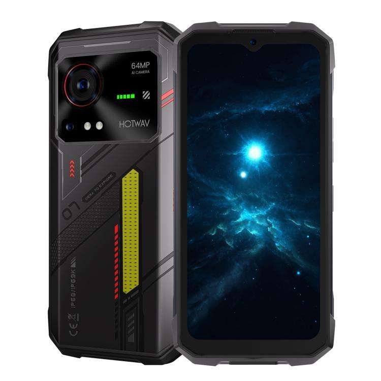 HOTWAV Hyper 7 Rugged Phone, 8GB+256GB, 10800mAh, 6.6 inch Android 14 MediaTek Dimensity 7050 5G,...