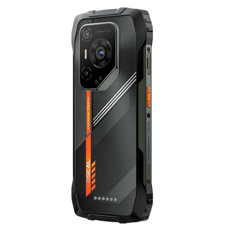 Blackview Oscal Pilot 3 5G Rugged Phone, 12GB+256GB, Night Vision Camera, 6.56 inch Android 15 Me...