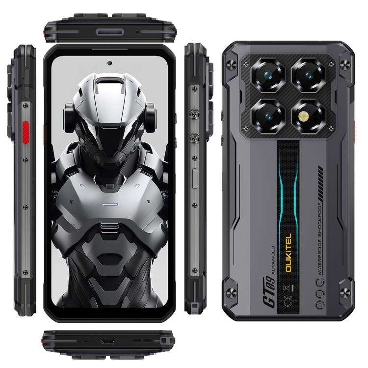 Oukitel WP60 Rugged Phone, 12GB+512GB, Night Vision, 108MP Camera, Side Fingerprint, 7.2 inch And...
