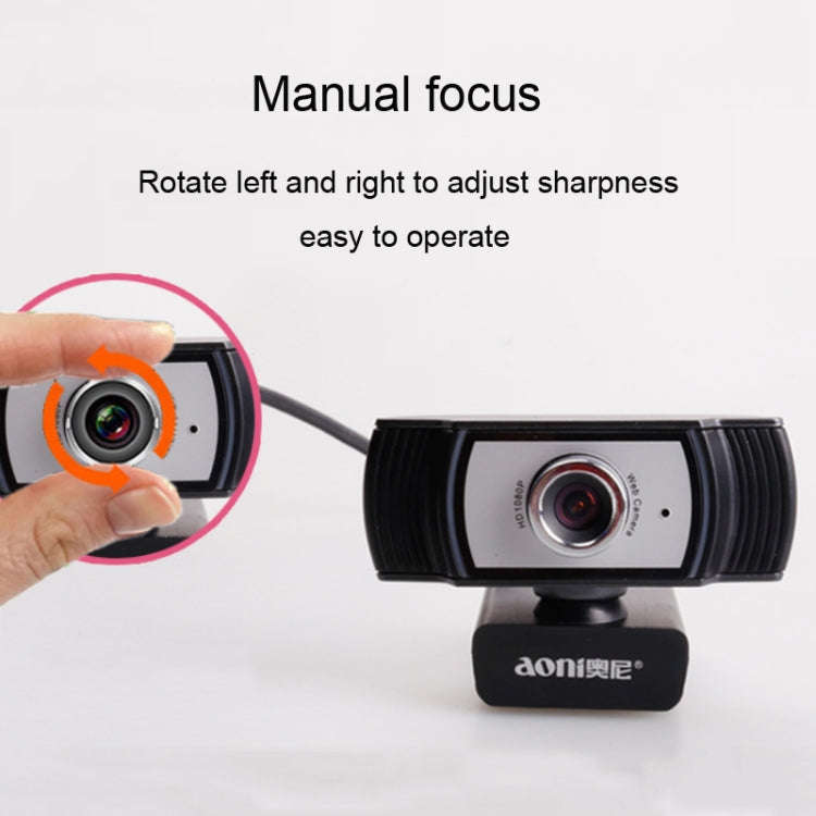 Aoni C33 Beauty FHD 1080P IPTV WebCam Teleconference Teaching Live Broadcast Computer Camera with...