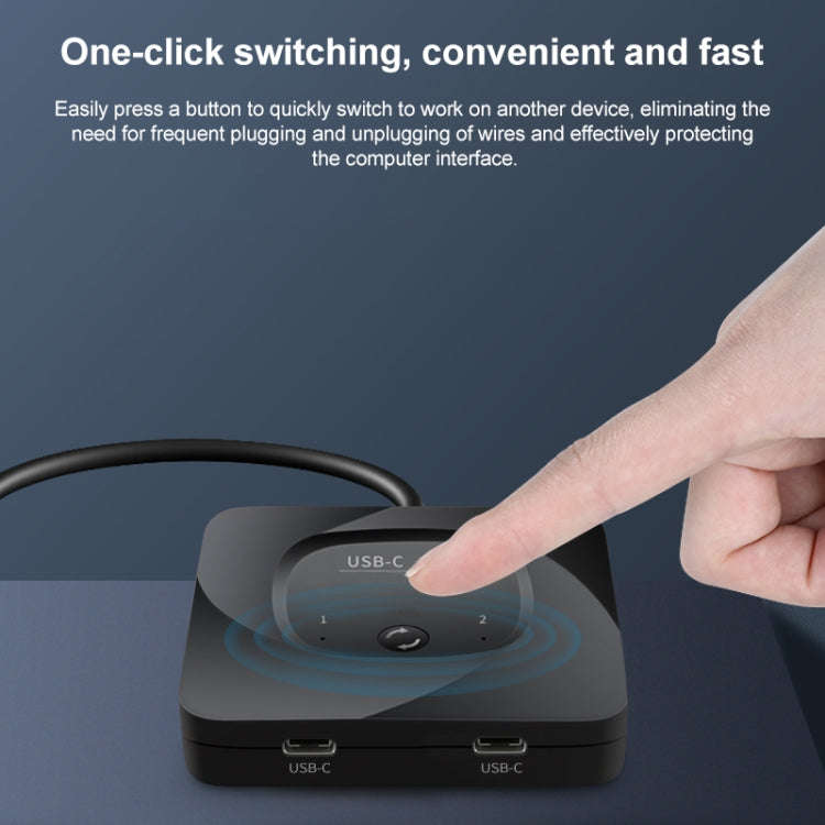 C-HD019 USB-C / Type-C Full-featured Bidirectional Switch Supports 8K HD Display, C-HD019