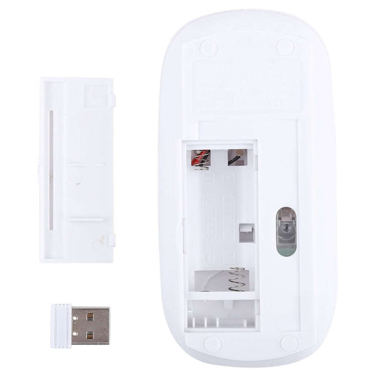 2.4GHz Wireless Ultra-thin Laser Optical Mouse with USB Mini Receiver, Plug and Play