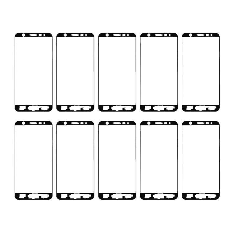 For Galaxy J7 Prime / G610 10pcs Front Housing Adhesive, For Samsung Galaxy J7 Prime