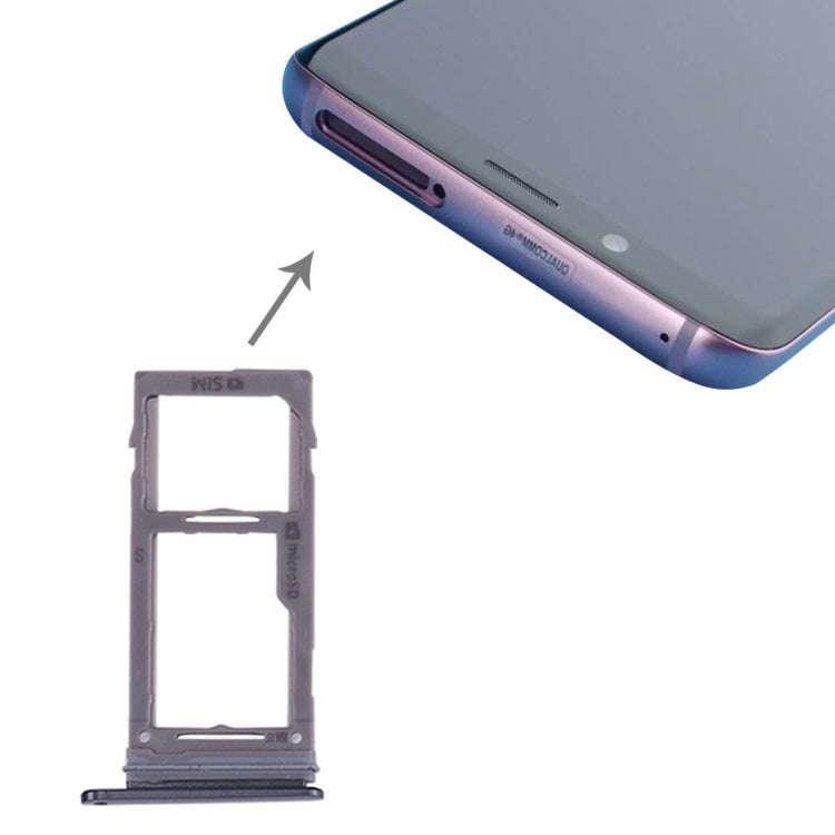 For Galaxy S9+ / S9 SIM & Micro SD Card Tray, For Samsung Galaxy S9+ / S9 (Single), For Galaxy S9...