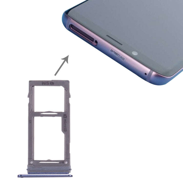 For Galaxy S9+ / S9 SIM & Micro SD Card Tray, For Samsung Galaxy S9+ / S9 (Single), For Galaxy S9...