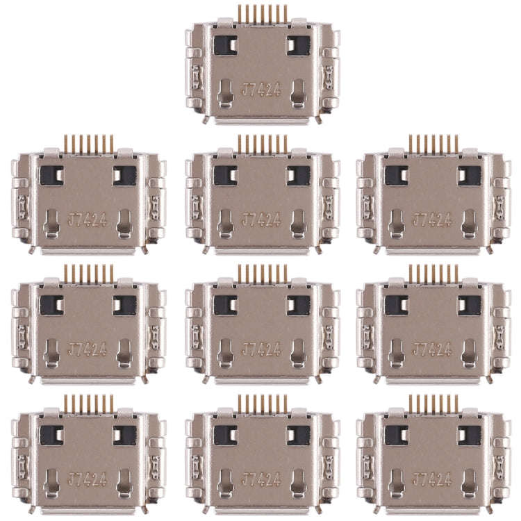 For Omnia W / i8350 10pcs Charging Port Connector, For Samsung Galaxy Omnia W
