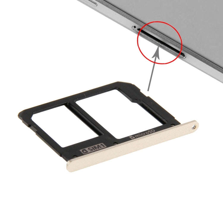 For Galaxy A9(2016) / A9000 SIM Card Tray and Micro SD Card Tray, For Samsung Galaxy A9(2016) Sin...