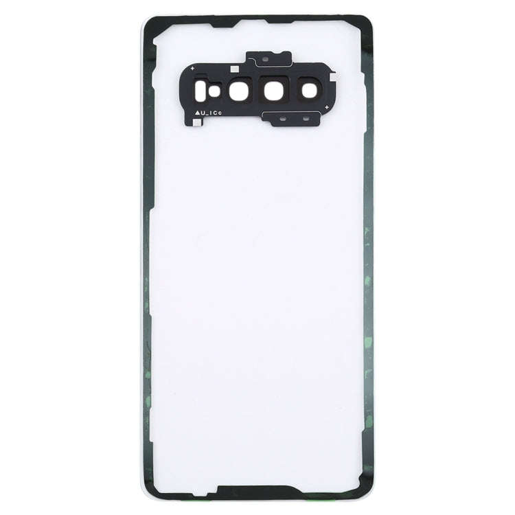 For Samsung Galaxy S10+ SM-G9750 G975F Transparent Battery Back Cover with Camera Lens Frame, For...