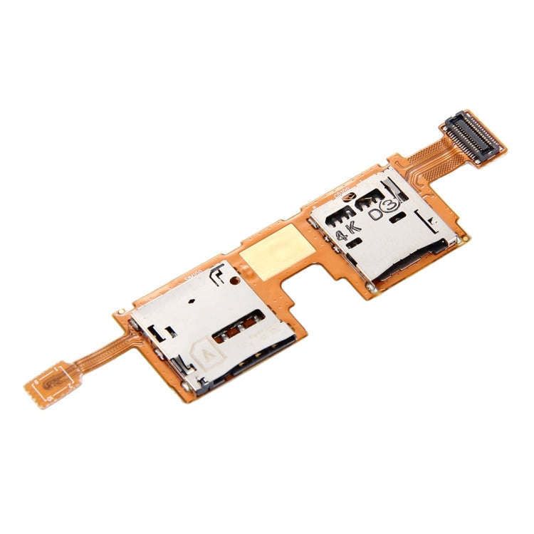 For Galaxy Note Pro 12.2 LTE / P905 SIM & SD Card Reader Contact Flex Cable, For Note Pro 12.2 LT...