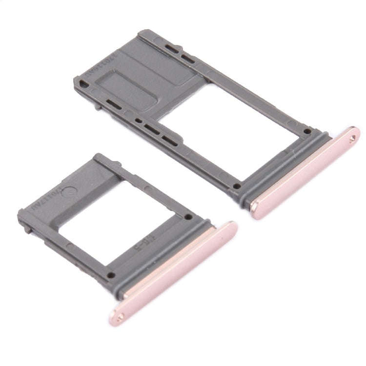 For Galaxy A5 (2017) / A520 & A7 (2017) / A720 SIM Card Tray + Micro SD Card Tray, Single Card, F...