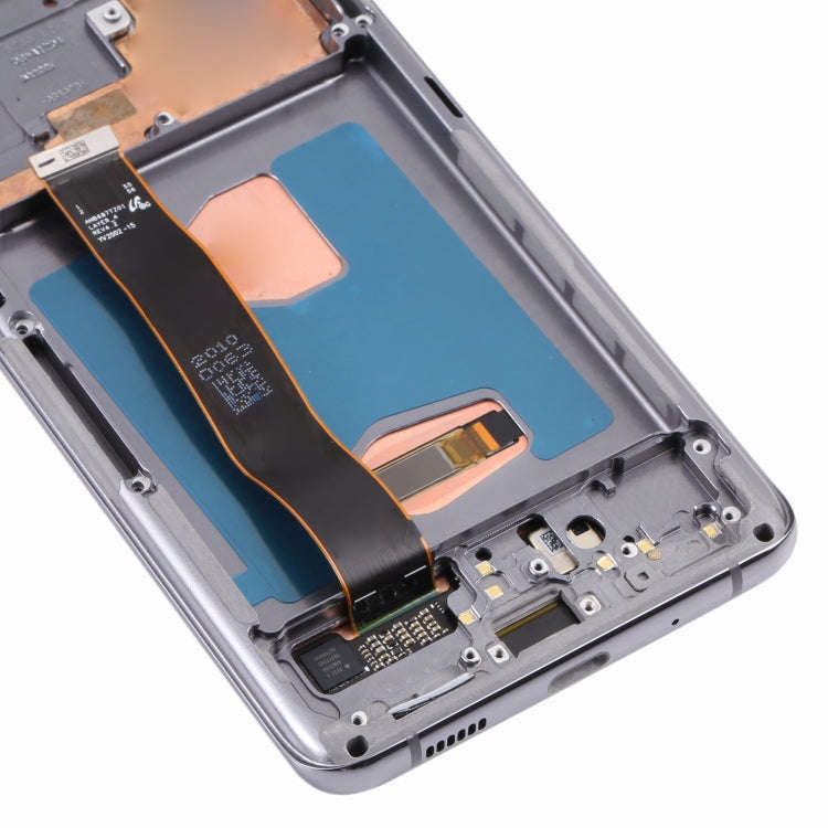 Original LCD Screen and Digitizer Full Assembly with Frame for Samsung Galaxy S20 Ultra 4G/S20 Ul...