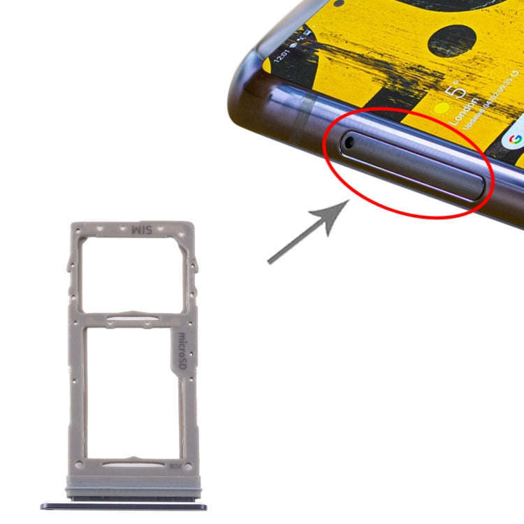For Samsung Galaxy Note 10 Lite SM-N770 SIM Card Tray + Micro SD Card Tray, For Samsung Galaxy No...