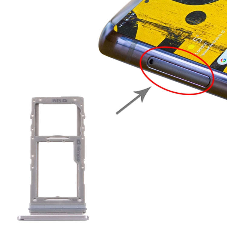 For Samsung Galaxy Note 10 Lite SM-N770 SIM Card Tray + Micro SD Card Tray, For Samsung Galaxy No...