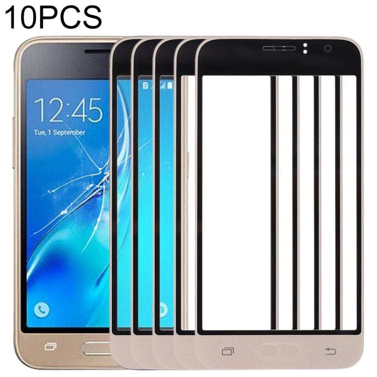 For Samsung Galaxy J1 (2016) / J120 10pcs Front Screen Outer Glass Lens , For Samsung Galaxy J1 (...
