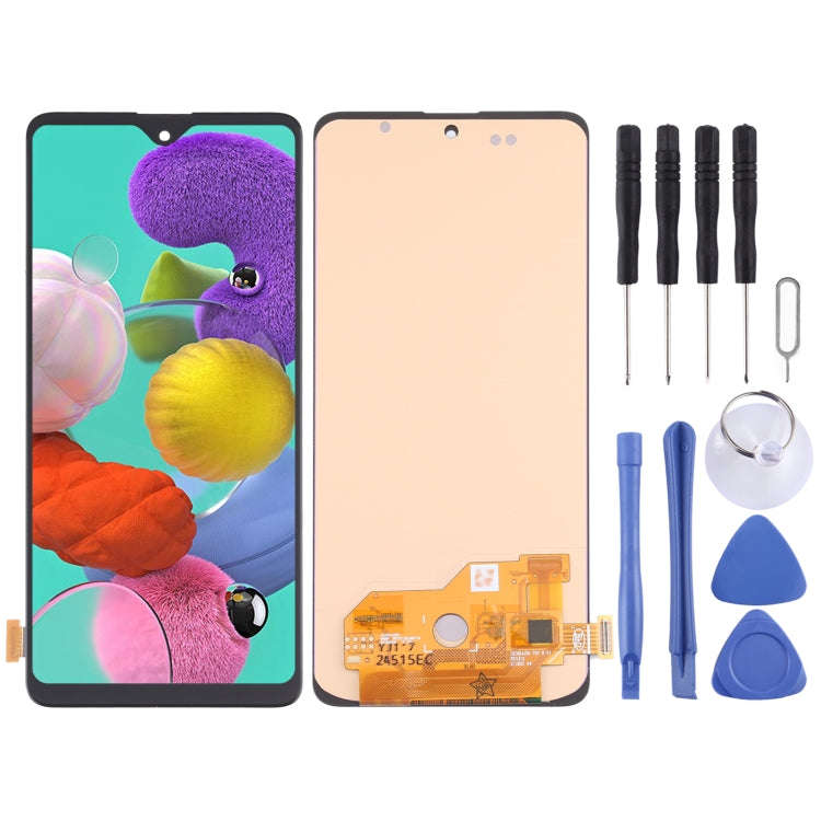 OLED Material LCD Screen and Digitizer Full Assembly for Samsung Galaxy A51 4G SM-A515 (6.36 inch...