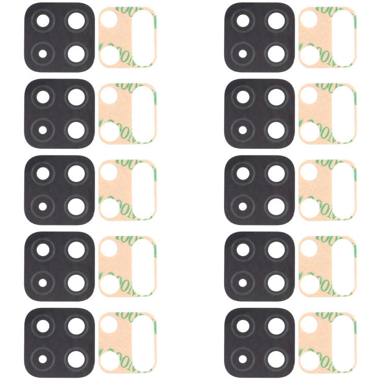 For Samsung Galaxy A22 SM-A225 10pcs Back Camera Lens, For Samsung Galaxy A22