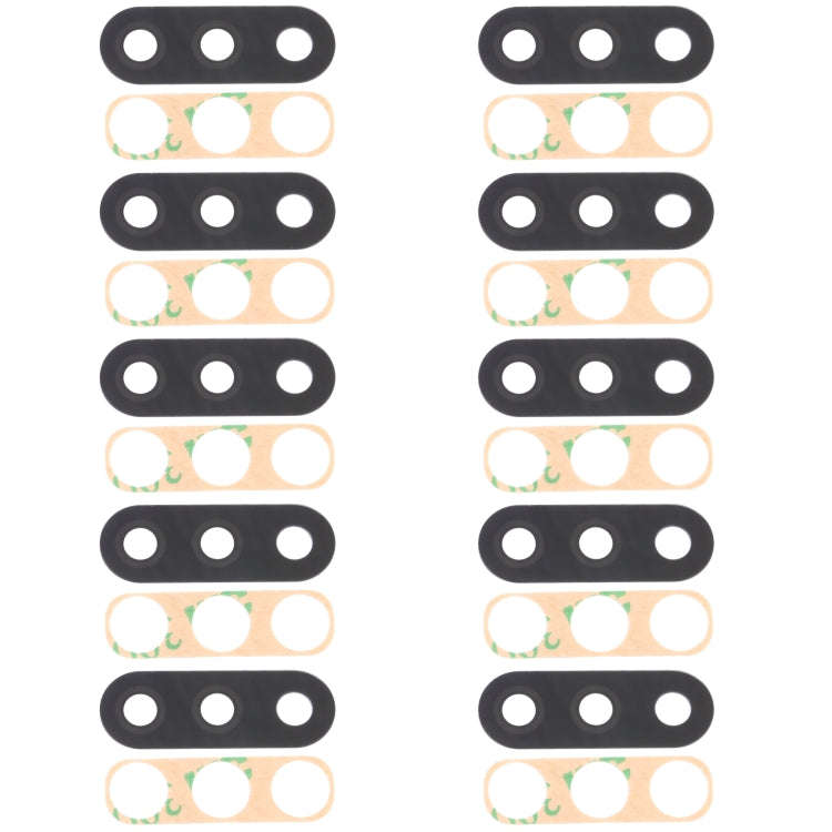 For Samsung Galaxy M01 SM-M015 10pcs Back Camera Lens, For Samsung Galaxy M01