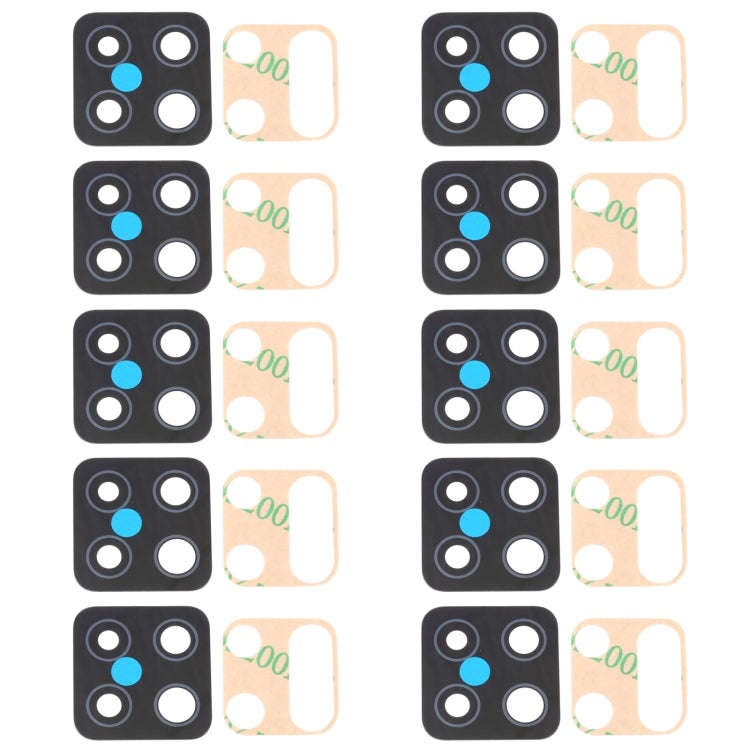 For Samsung Galaxy A42 SM-A425 10pcs Back Camera Lens, For Samsung Galaxy A42