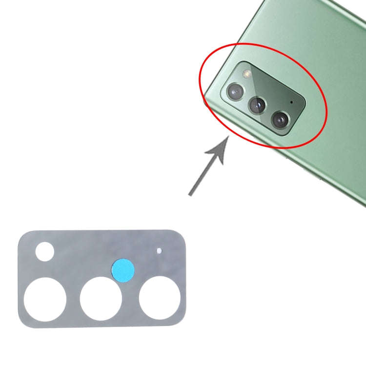 For Samsung Galaxy Note20 5G SM-N981 10pcs Back Camera Lens, For Samsung Galaxy Note20 5G