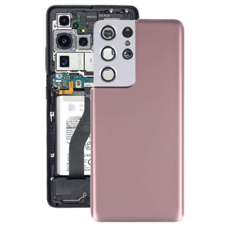 For Samsung Galaxy S21 Ultra 5G Battery Back Cover with Camera Lens Frame, For Samsung Galaxy S21...