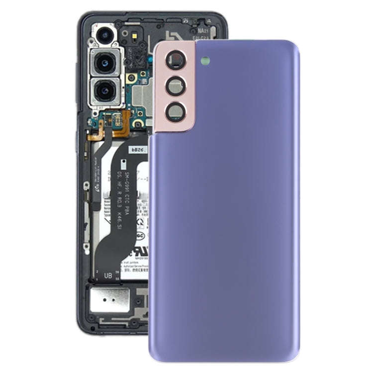 For Samsung Galaxy S21+ 5G Battery Back Cover with Camera Lens Frame, For Samsung Galaxy S21+ 5G(...