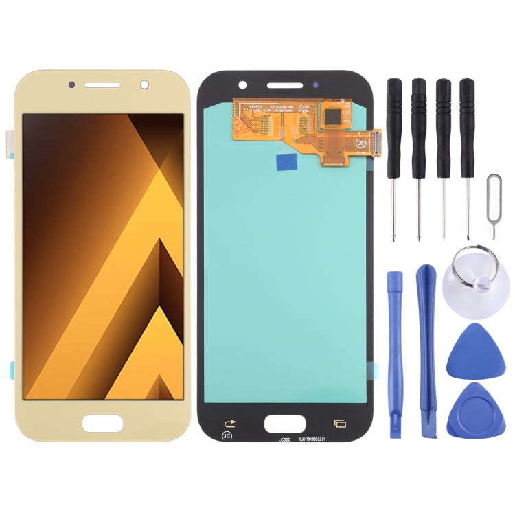 OLED Material LCD Screen and Digitizer Full Assembly for Samsung Galaxy A5 (2017) SM-A520, For Ga...