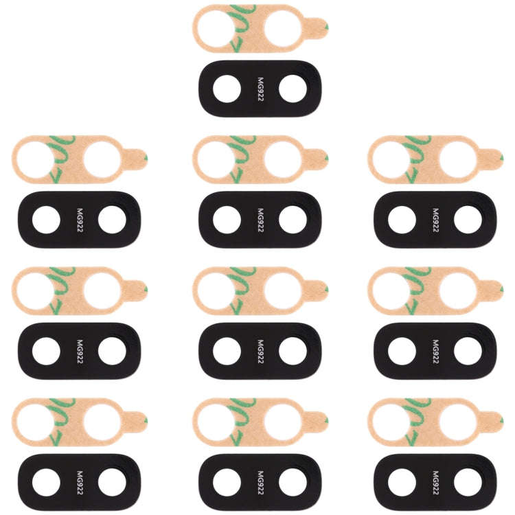 For Galaxy A20 / A10 / A30 / A40 10pcs Back Camera Lens, For Galaxy A20