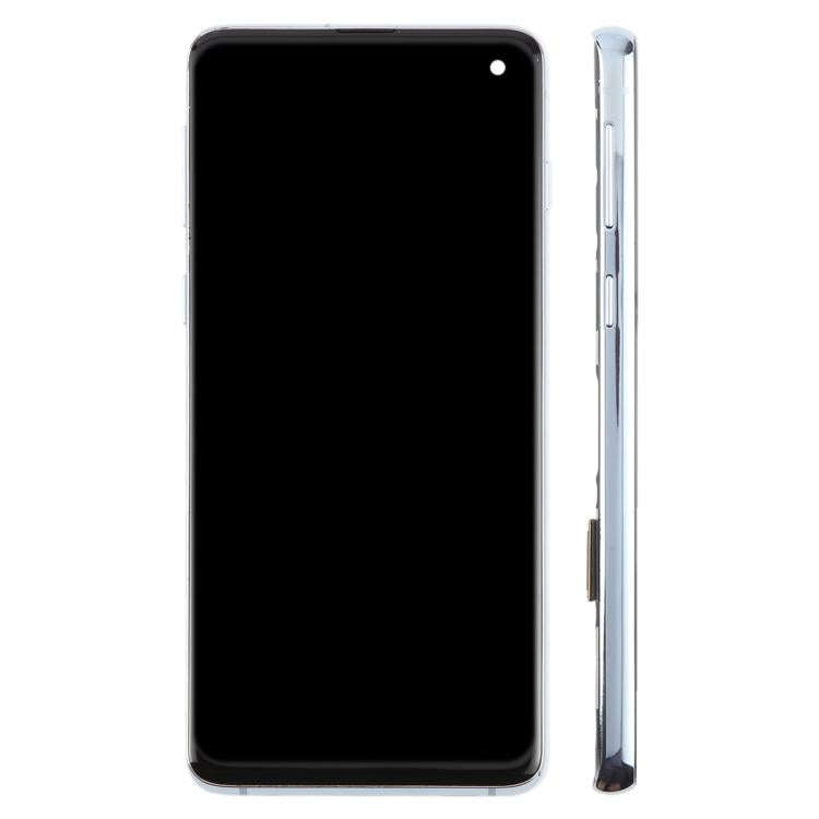 For Samsung Galaxy S10 4G SM-G973F 6.05 inch TFT LCD Screen Digitizer Full Assembly with Frame, N...