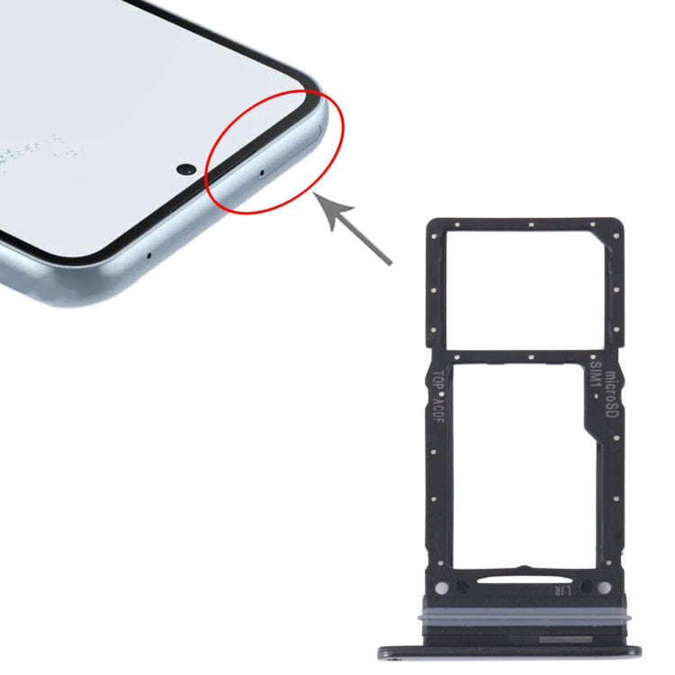 For Samsung Galaxy A34 SM-A346 Original SIM Card Tray + SIM / Micro SD Card Tray, For Samsung Gal...