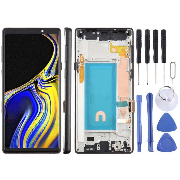For Samsung Galaxy Note9 SM-N960F 6.33 inch TFT LCD Screen Digitizer Full Assembly with Frame, Fo...