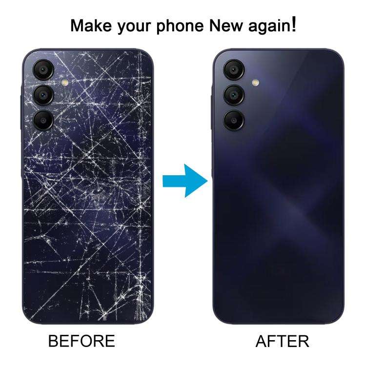 For Samsung Galaxy A15 SM-A155F Back Cover with Camera Lens Cover, For Samsung Galaxy A15