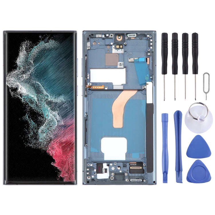 For Samsung Galaxy S22 Ultra 5G SM-S908U US Edition OLED LCD Screen Digitizer Full Assembly with ...