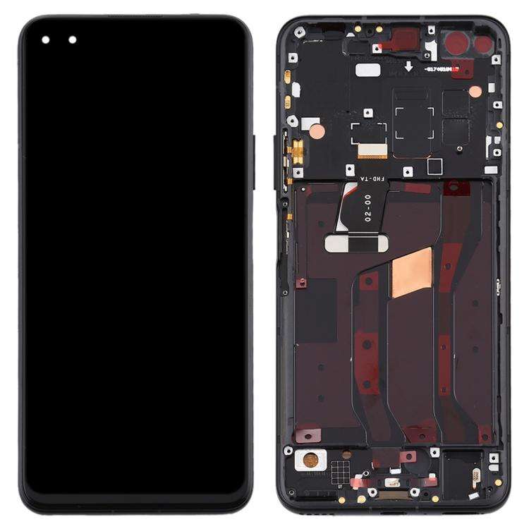 LCD Screen and Digitizer Full Assembly with Frame for Huawei Nova 6 5G, For Huawei Nova 6 5G, For...