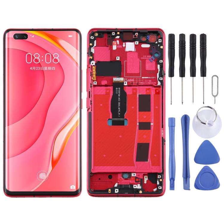 LCD Screen and Digitizer Full Assembly with Frame for Huawei Nova 7 Pro 5G, For Huawei Nova 7 Pro...