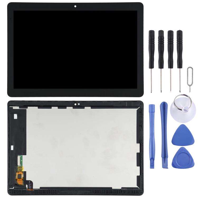 LCD Screen and Digitizer Full Assembly with Frame for Huawei MediaPad T3 10 AGS-L09/AGS-L03/AGS-W...