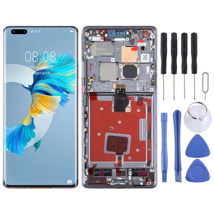 Original LCD Screen and Digitizer Full Assembly with Frame for Huawei Mate 40 Pro, For Huawei Mat...