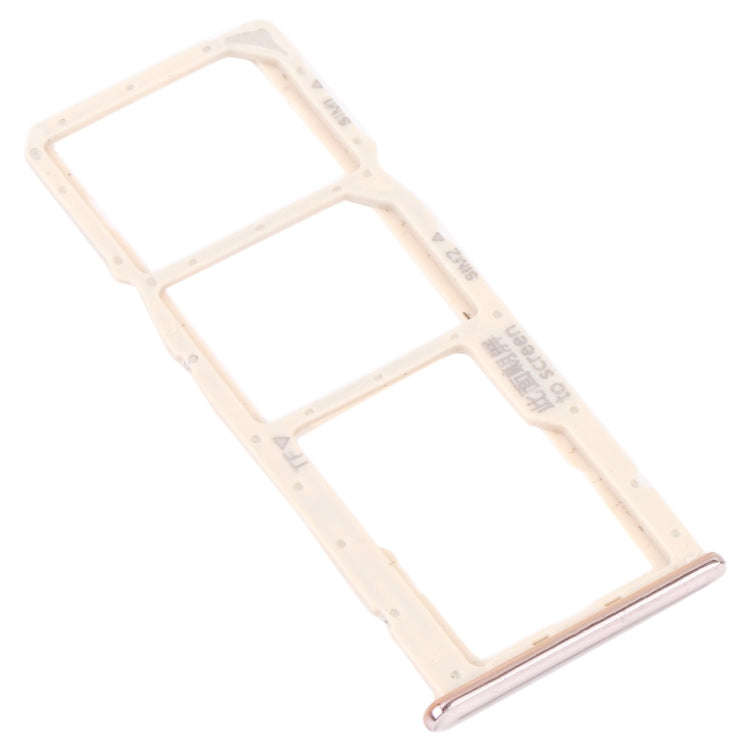 SIM Card Tray + SIM Card Tray + Micro SD Card Tray for Huawei Y5p, For Huawei Y5p