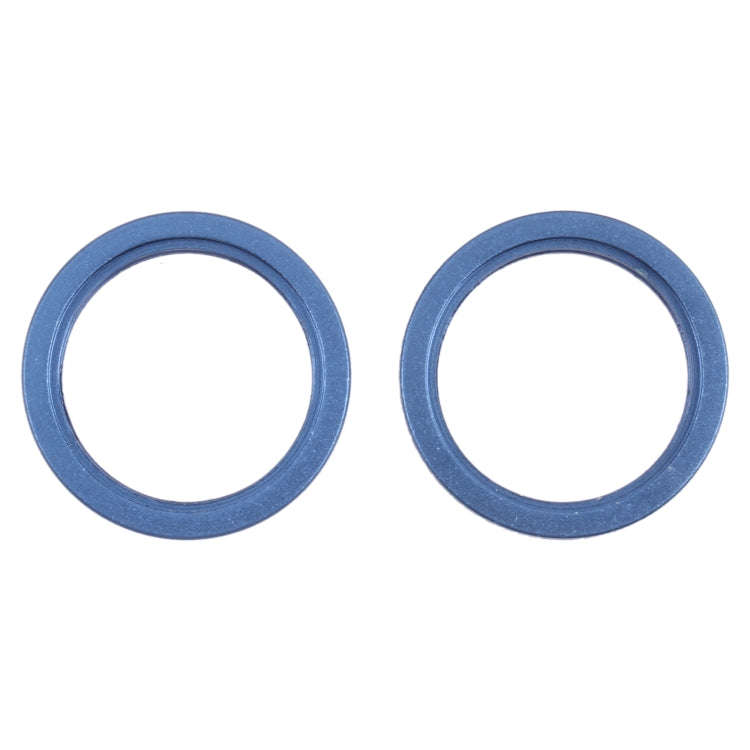 2 PCS Rear Camera Glass Lens Metal Outside Protector Hoop Ring for iPhone 13, For iPhone 13 (Outs...
