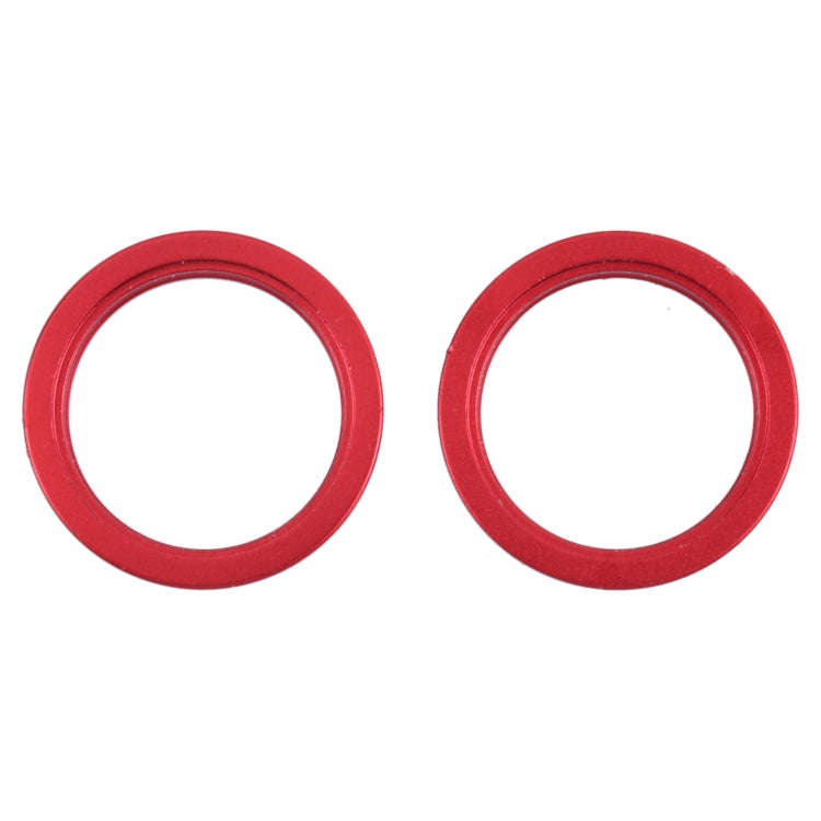 2 PCS Rear Camera Glass Lens Metal Outside Protector Hoop Ring for iPhone 13, For iPhone 13 (Outs...