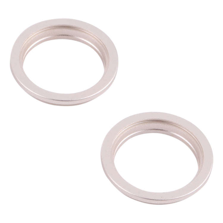 2 PCS Rear Camera Glass Lens Metal Outside Protector Hoop Ring for iPhone 13, For iPhone 13 (Outs...