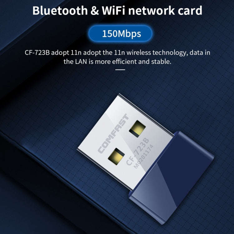 COMFAST CF-723B Mini 2 in 1 USB Bluetooth WiFi Adapter 150Mbps Wireless Network Card Receiver, CF...